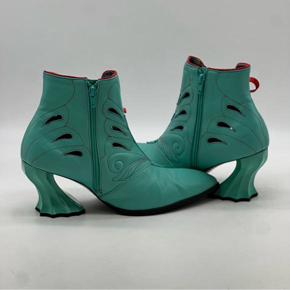 John Fluevog Deliverance Jodie Side Lace Ankle Boot. Size 11 - Picture 11 of 13